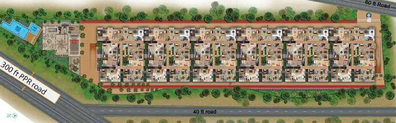 Master Plan of Dhruthi Tranquil Towers in Whitefield, Bangalore - Image 217444