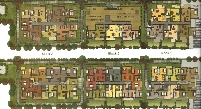 Master Plan of Essem18 Le Terrace in Hoodi, Bangalore - Image 217492