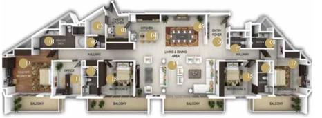 4 BHK Flat in Ezzy The Avenue in Whitefield, Bangalore - Image 831114