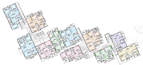 Floor Plan of Foyer Infinity in Whitefield, Bangalore - Image 217508