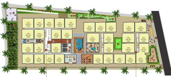 Master Plan of GCN Brindavan in Dommasandra, Bangalore - Image 217515