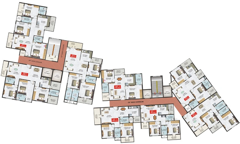 Floor Plan of GK Tower in Whitefield, Bangalore - Image 217520