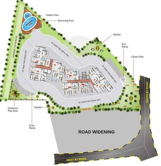 Master Plan of GK Tower in Whitefield, Bangalore - Image 217521