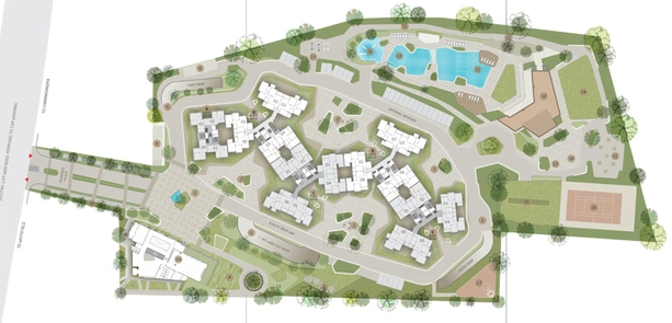 Master Plan of Goyal Orchid in Whitefield, Bangalore - Image 217533