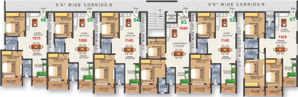 Floor Plan of Keystone White House in Whitefield, Bangalore - Image 217552