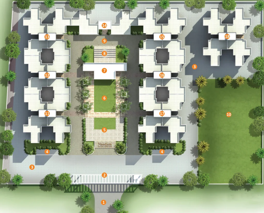 Master Plan of Raut Needam Apartment in Uruli Kanchan, Pune - Image 217610