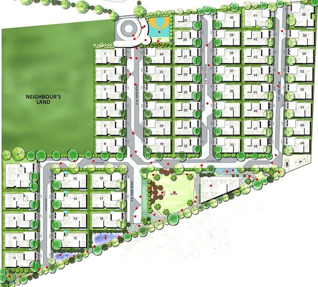 Master Plan of Sai Seethams Nisarga in Hayathnagar, Hyderabad - Image 217668