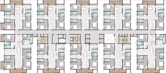 Floor Plan of Sia Prospera in Miyapur, Hyderabad - Image 217692