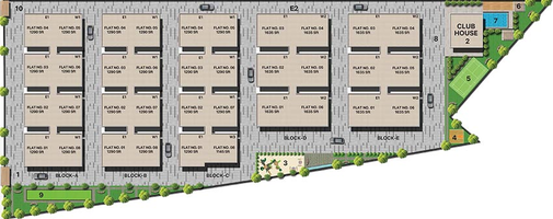 Master Plan of SR Middle Town in Medachal, Hyderabad - Image 217707