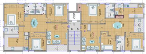 Floor Plan of Aavaasa Kousthubham in Nanganallur, Chennai - Image 217720