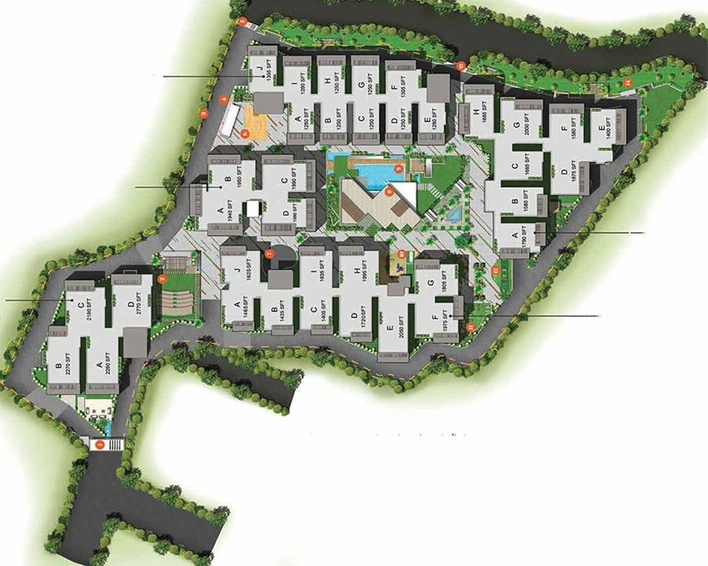 Master Plan of Maruthi Rudra Vijetha Ecopolitan in Nagole, Hyderabad - Image 217809