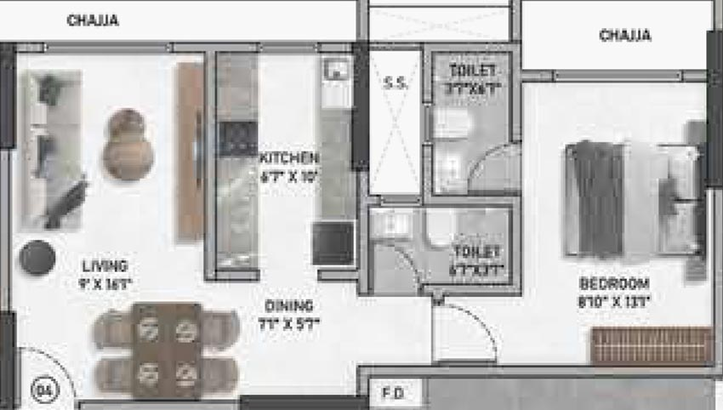 1 BHK Flat in Parsn Shiv Vaibhav in Kurla East, Mumbai - Image 831226