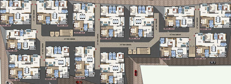 Floor Plan of Aaditri Emerald in Ashok Nagar, Hyderabad - Image 217924