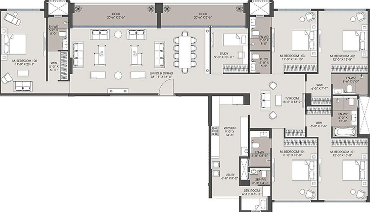 5 BHK Flat in MICL Jade Park in Vile Parle West, Mumbai - Image 831263