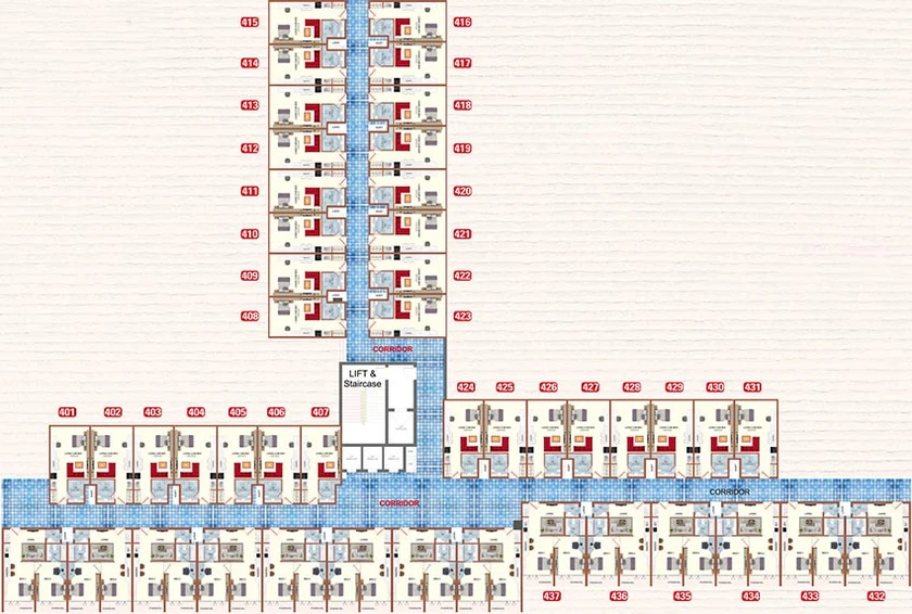 Floor Plan of Arck ARD Continental in Yadagirigutta, Hyderabad - Image 217990