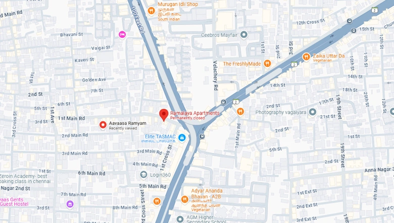 Location of Aavaasa Ramalaya in Velachery, Chennai - Image 218036