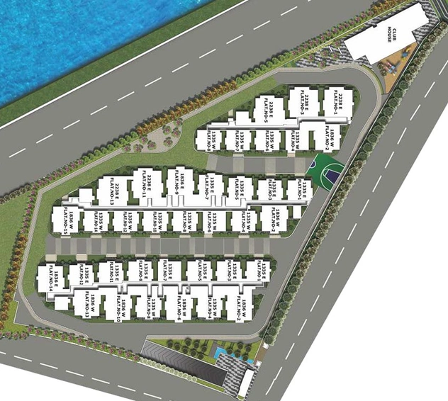 Master Plan of Ashoka Lake Side in Manikonda, Hyderabad - Image 218032