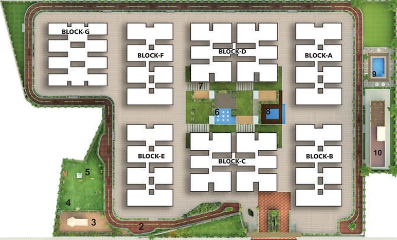 Master Plan of BRC Hemadurga Sivahills in Manikonda, Hyderabad - Image 218060