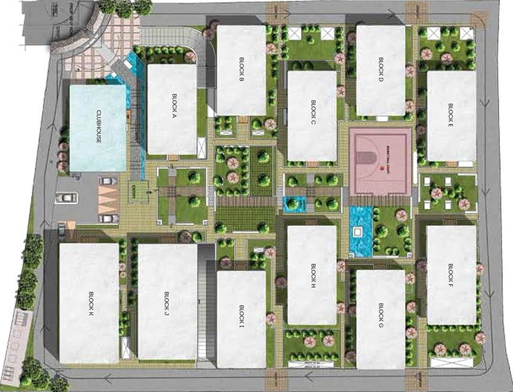 Master Plan of Brigade At No 7 in Banjara Hills, Hyderabad - Image 218082