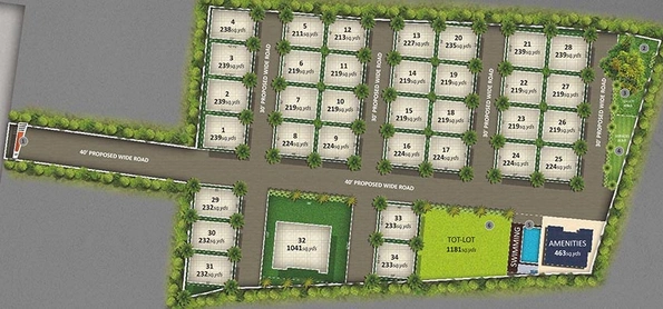 Master Plan of Grupe Tranquil Villas in Turkayamjal, Hyderabad - Image 218137