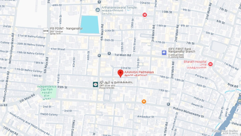 Location of Aavaasa Lakshmi in Velachery, Chennai - Image 218121