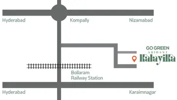 Location of Go Arihant Kalayika Residency - Image 218163