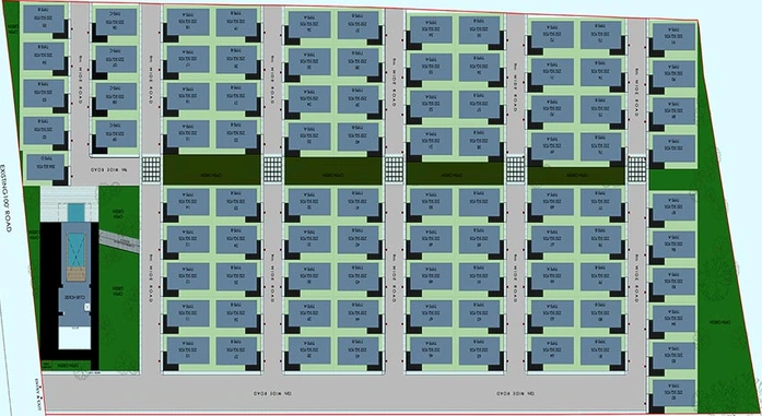 Master Plan of Krishe Avya in Pudur, Hyderabad - Image 218172