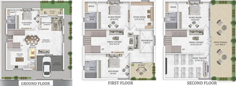 4 BHK House/Villa in Orange Callisto 5 Villas in Tukkuguda, Hyderabad - Image 831327