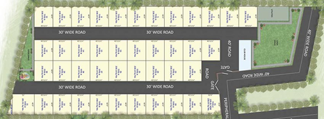 Master Plan of Orange Callisto 5 Villas in Tukkuguda, Hyderabad - Image 218203