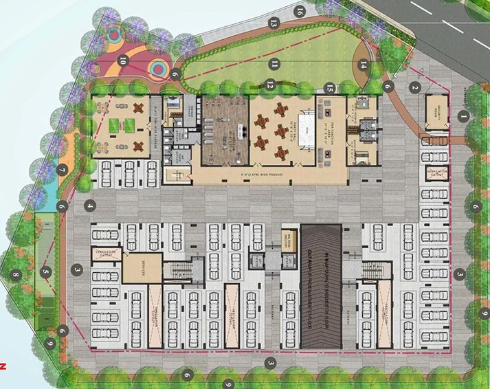 Master Plan of Sree Nandan Krishna Vanam in Secunderabad, Hyderabad - Image 218249