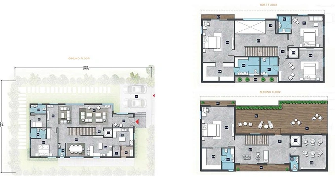5 BHK House/Villa in Terminus The Pointe Villa in Gollur, Hyderabad - Image 831364