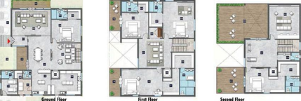 5 BHK House/Villa in Terminus The Pointe Villa in Gollur, Hyderabad - Image 831365