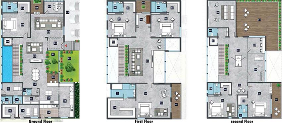 6 BHK House/Villa in Terminus The Pointe Villa in Gollur, Hyderabad - Image 831366