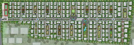 Master Plan of Terminus The Pointe Villa in Gollur, Hyderabad - Image 218302