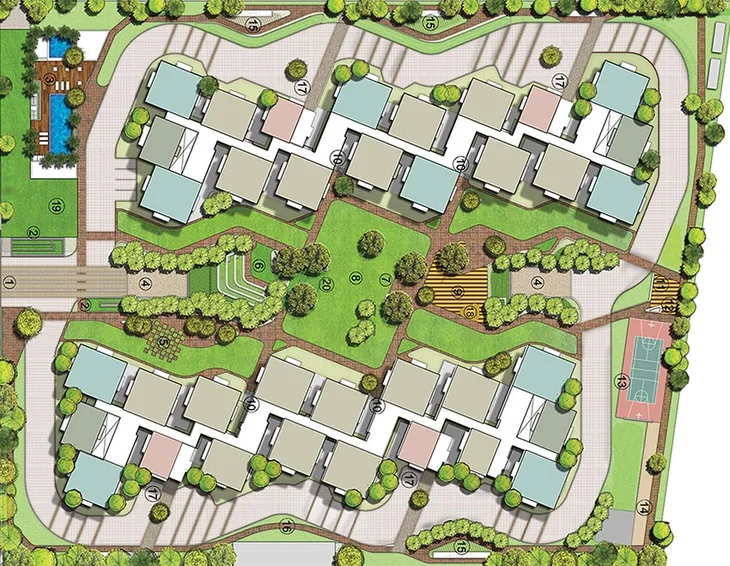 Master Plan of Kalpataru Residency in Sanath Nagar, Hyderabad - Image 218326