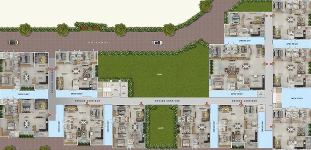 Floor Plan of Karni Tamara in Attapur, Hyderabad - Image 218339