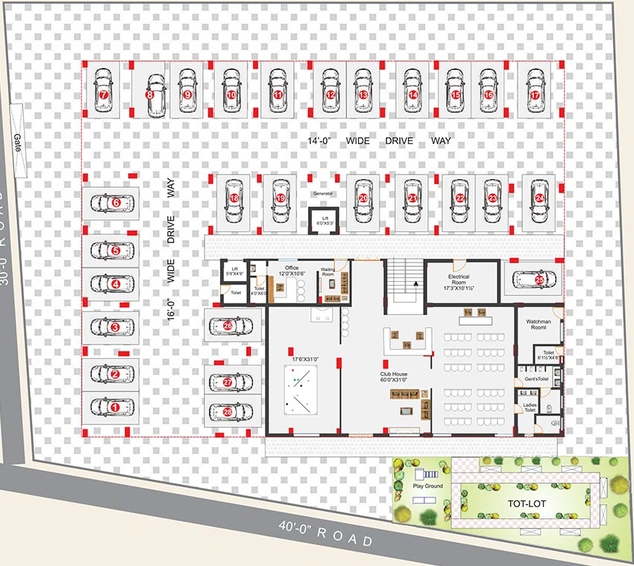 Master Plan of Pratyusha Hill View in Peeramcheru, Hyderabad - Image 218368