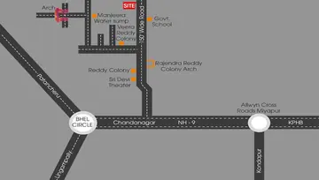 Location of Sai Narayanadri Residency - Image 218418
