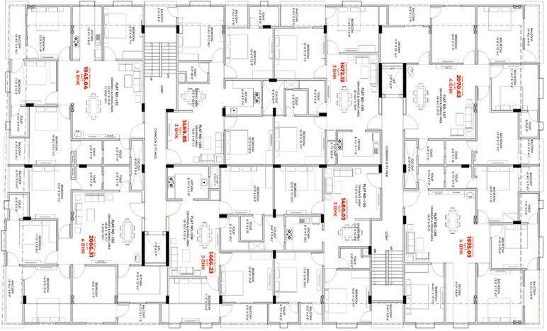 Floor Plan of MRG Altura 2 in Mansarovar, Jaipur - Image 118472