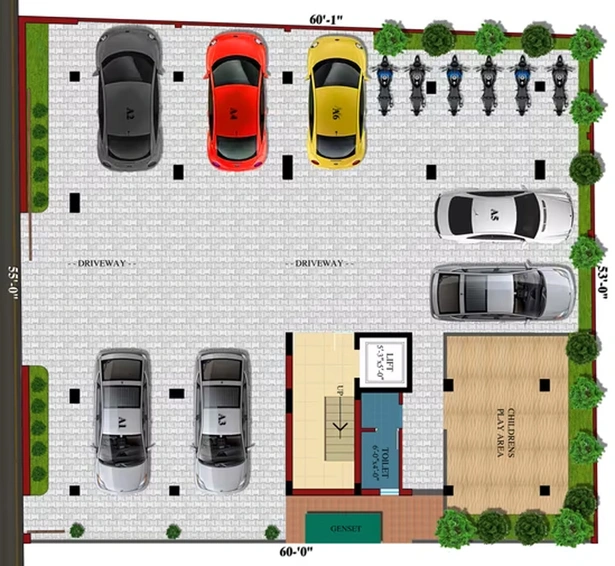 Master Plan of Kanya Aadhav in Pallikaranai, Chennai - Image 218469