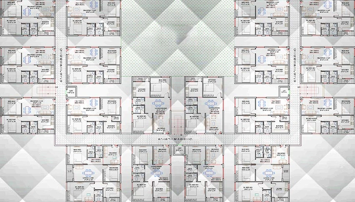 Floor Plan of Srujana Executive Park in Isnapur, Hyderabad - Image 218488