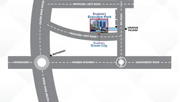 Location of Srujana Executive Park - Image 218487