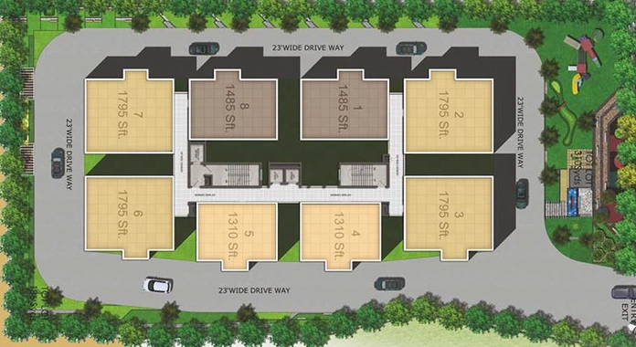 Master Plan of Theme Vista in Langar House, Hyderabad - Image 218506
