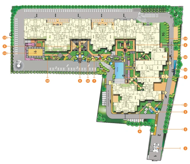 Master Plan of MRKR Mera Homes in Whitefield, Bangalore - Image 218565