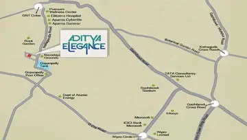 Location of Aditya Elegance - Image 218643