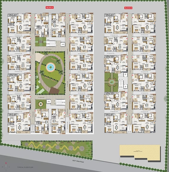 Master Plan of Aditya Elegance in Nallagandla, Hyderabad - Image 218645