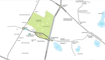 Location of Alekhya Palm Woods - Image 218681