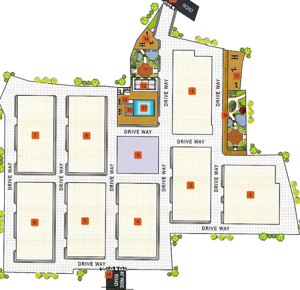 Master Plan of Divine Allura in Chandanagar, Hyderabad - Image 218759