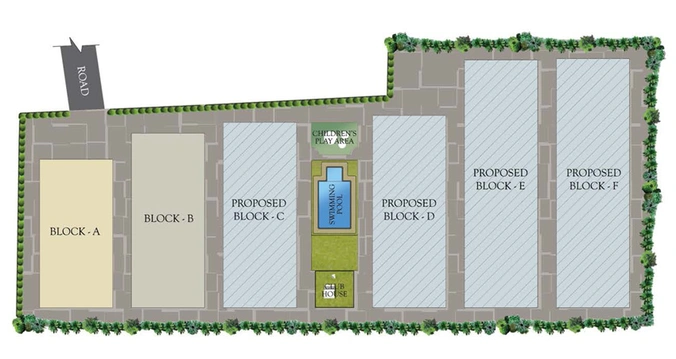 Master Plan of Radiant Royal Woods in Whitefield, Bangalore - Image 218754