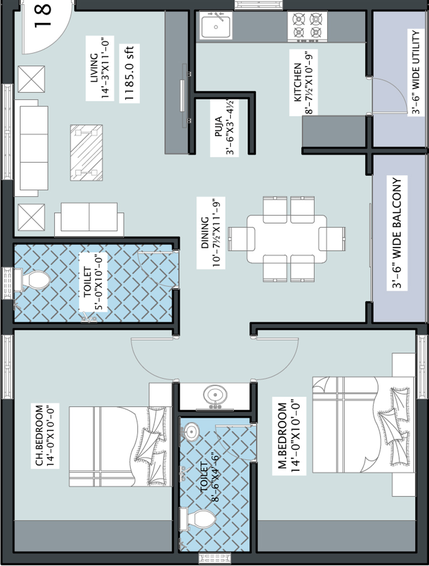 2 BHK Flat in Subishi Spark in Shankarpally, Hyderabad - Image 765776